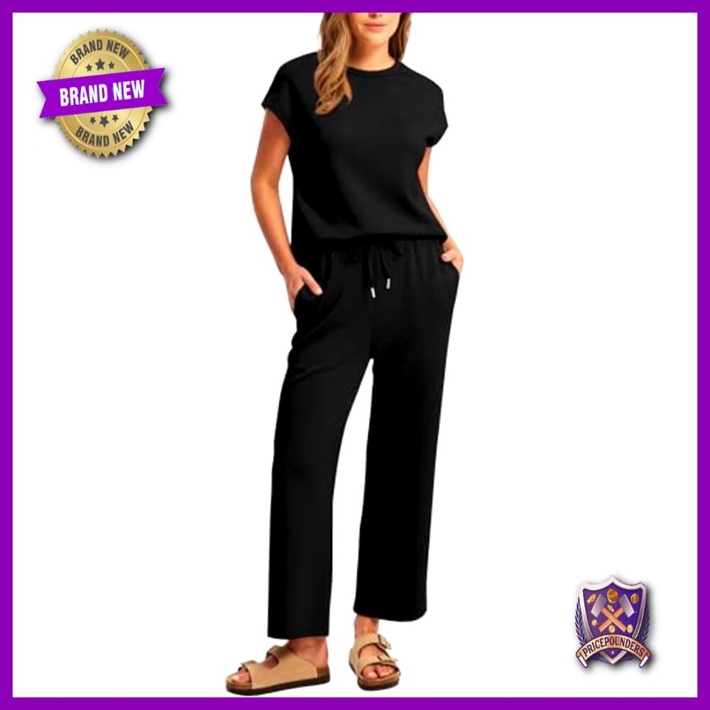 Large Polyester Blend Two Piece Set Cap Sleeve To… - image 2